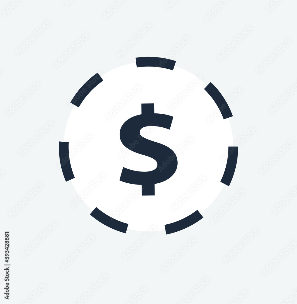 Isolated Finance Icon. Concept of business and work.
Isolated Finance Icon. Concept of business and work.