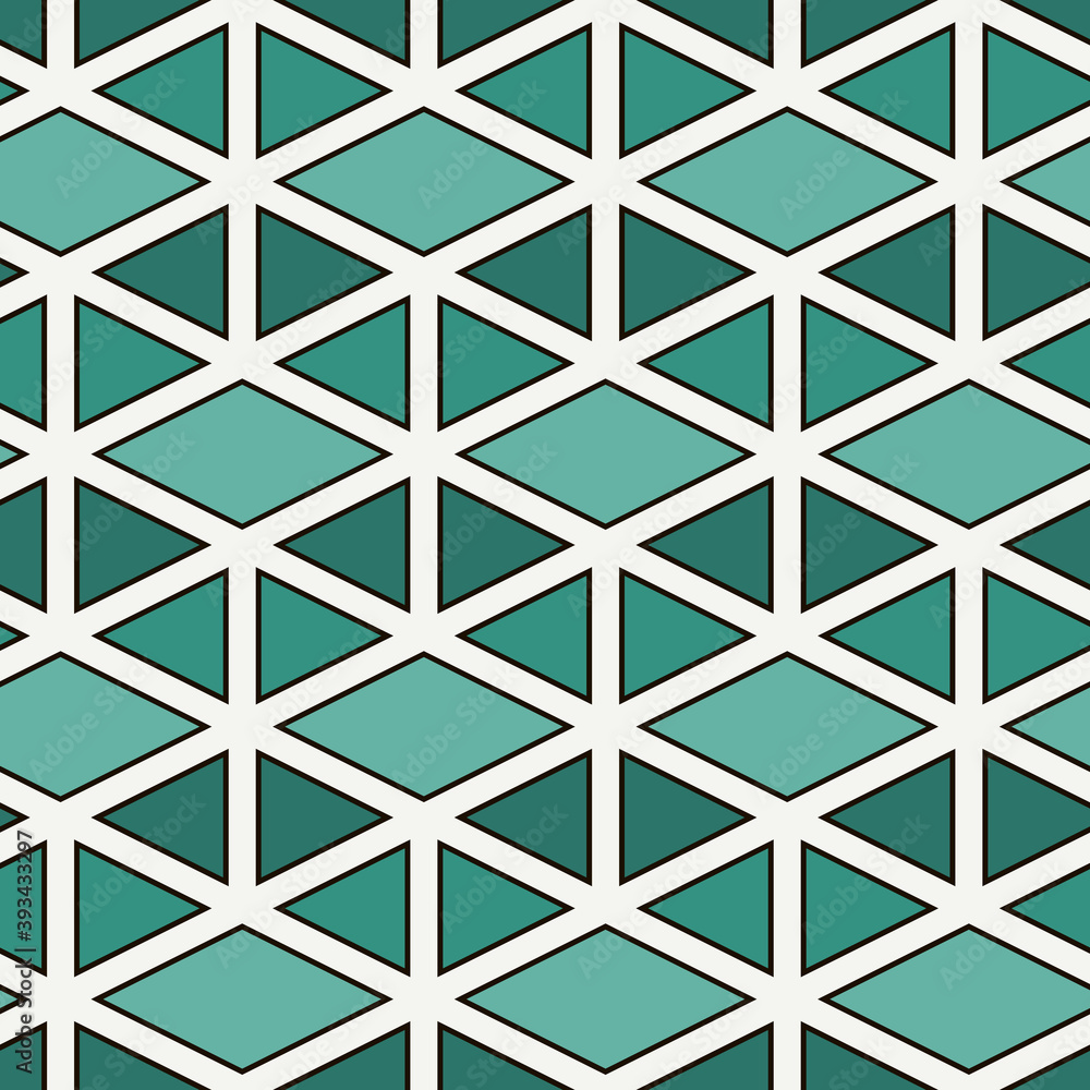 Contemporary geometric pattern. Repeated triangles ornament. Modern geo abstract background. Seamless surface design. Mosaic wallpaper. Digital paper, textile print. Vector illustration Contemporary geometric pattern. Repeated triangles ornament. Modern geo abstract background. Seamless surface design. Mosaic wallpaper. Digital paper, textile print. Vector illustration