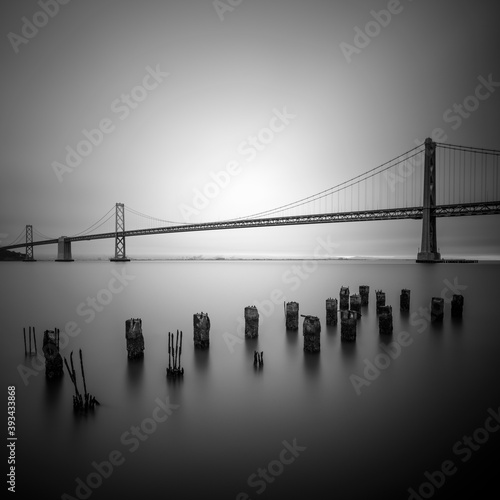 Oakland Bay Bridge at San Francisco, California, USA photo