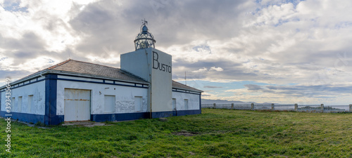 panorama view of the Cabo de Busto lighthouse photo