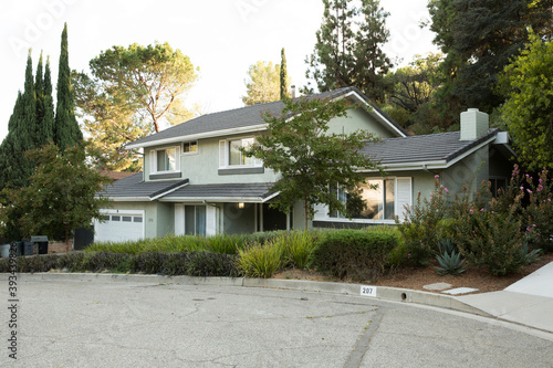 One-family house at the roadside