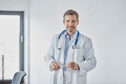 Internist with stethoscope