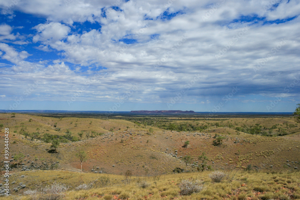 Fototapeta premium Roadtrip through Watarrka National Park, Red Centre Way, Northern Territory, Australia
