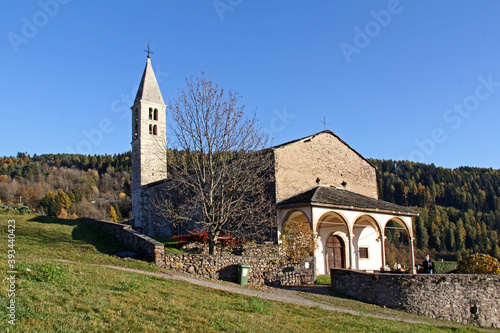 l'antica chiesa di San Mauro presso Baselga di Pinè photo