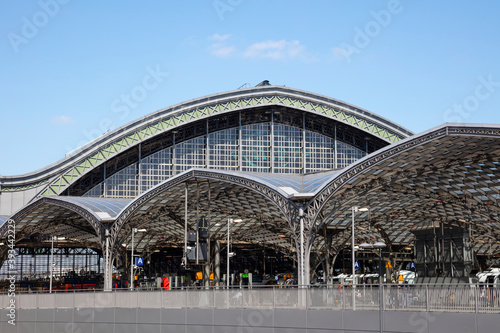 Germany, North Rhine-Westphalia, Rhineland, Cologne, Exterior ofÔøΩKoln Hauptbahnhof photo
