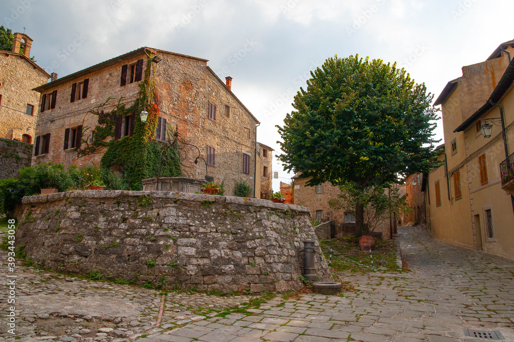 Ancient village in Tuscany, Italy