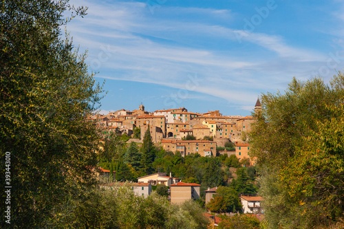 Ancient village in Tuscany, Italy