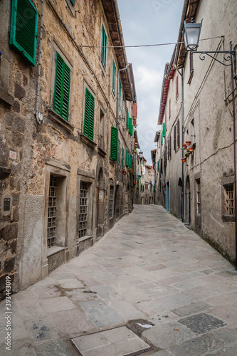 Ancient village in Tuscany, Italy