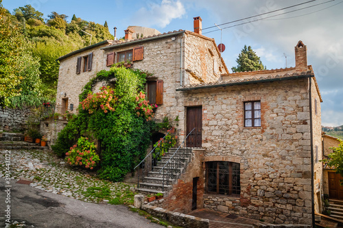 Ancient village in Tuscany  Italy