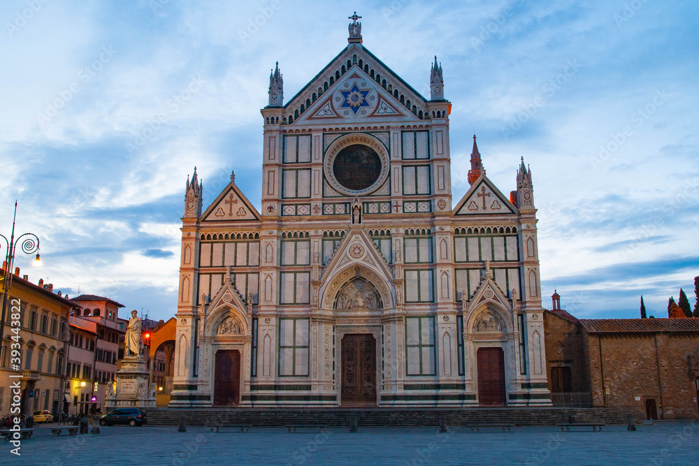 Church of Santa Groce in Florence, Tuscany, Italy