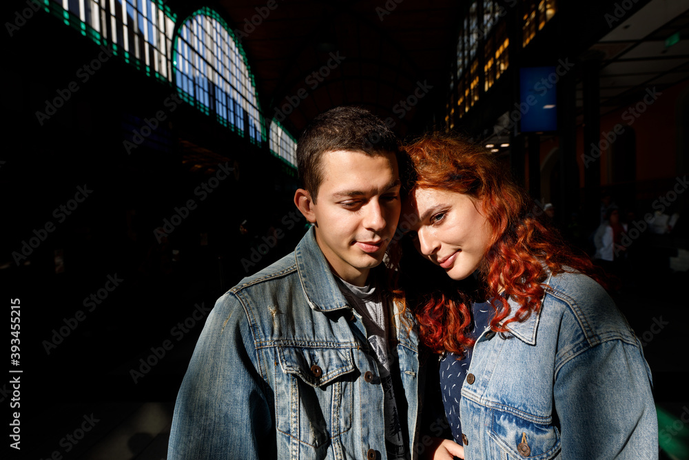 Lovestory at railway station Lovestory at railway station