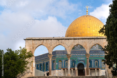 Temple Mount also know as Dome of The Rock in Israel. photo