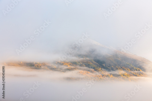 Hemu village during autumn in Xinjiang, China