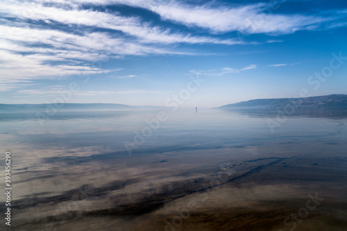 The Sea of Galilee in Israel