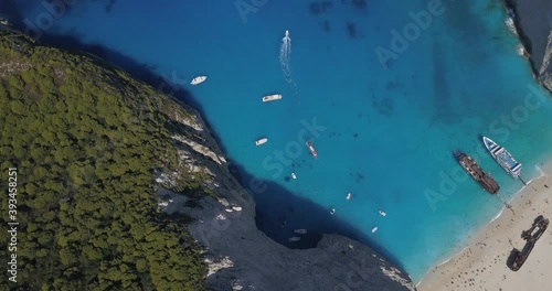 Aerial from Greek shipwreck 