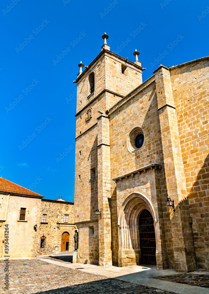 Santa Maria Co-Cathedral of Caceres in Extremadura, Spain