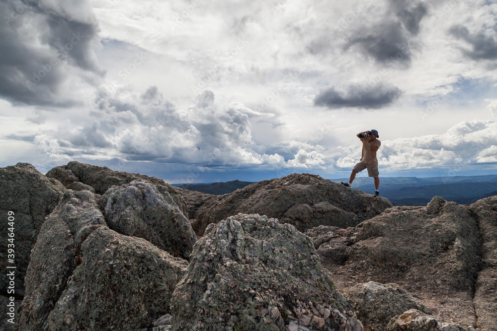 Obraz premium Photographer In Custer State Park