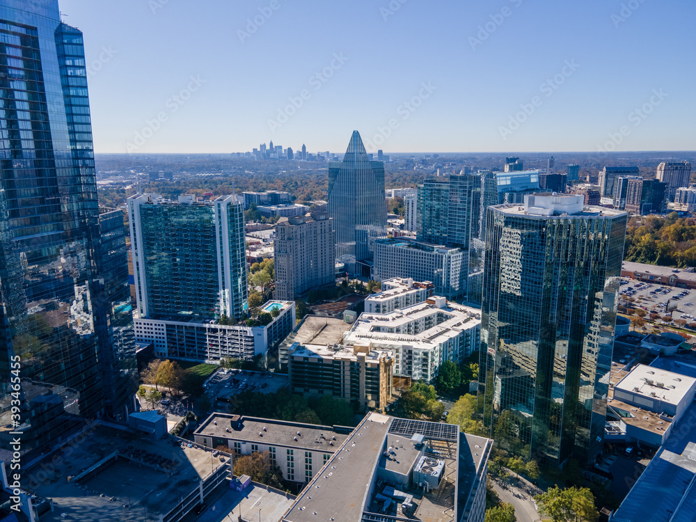 Aerial photo in Buckhead Atlanta DJI