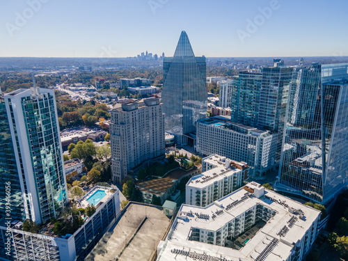 Quadro em tela Aerial Flight in Buckhead Ga