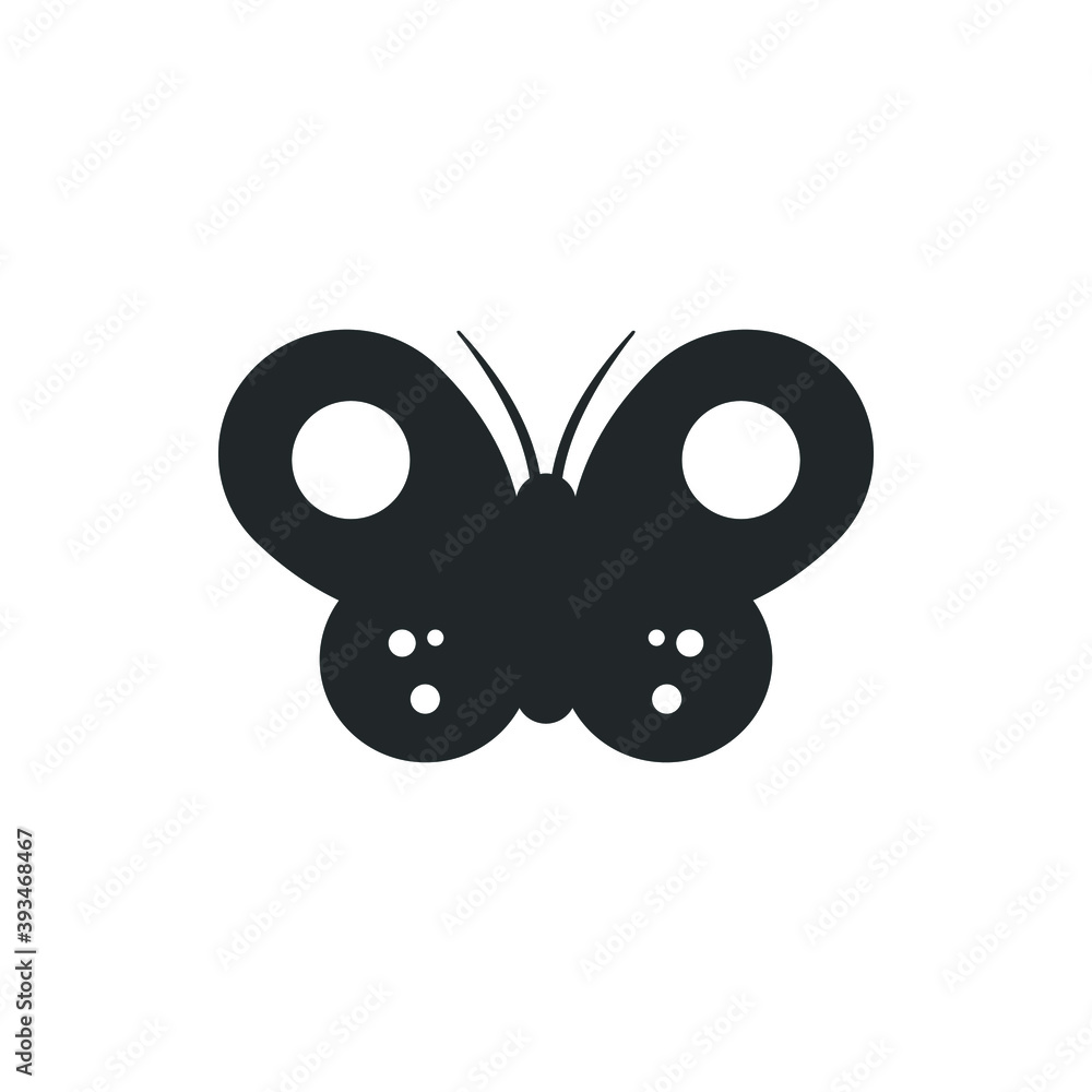 butterfly insect icon vector illustration butterfly insect icon vector illustration