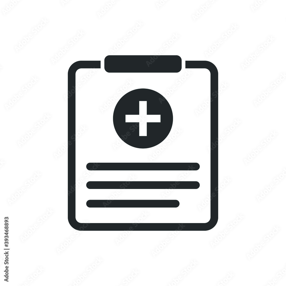 medical history icon vector illustration medical history icon vector illustration