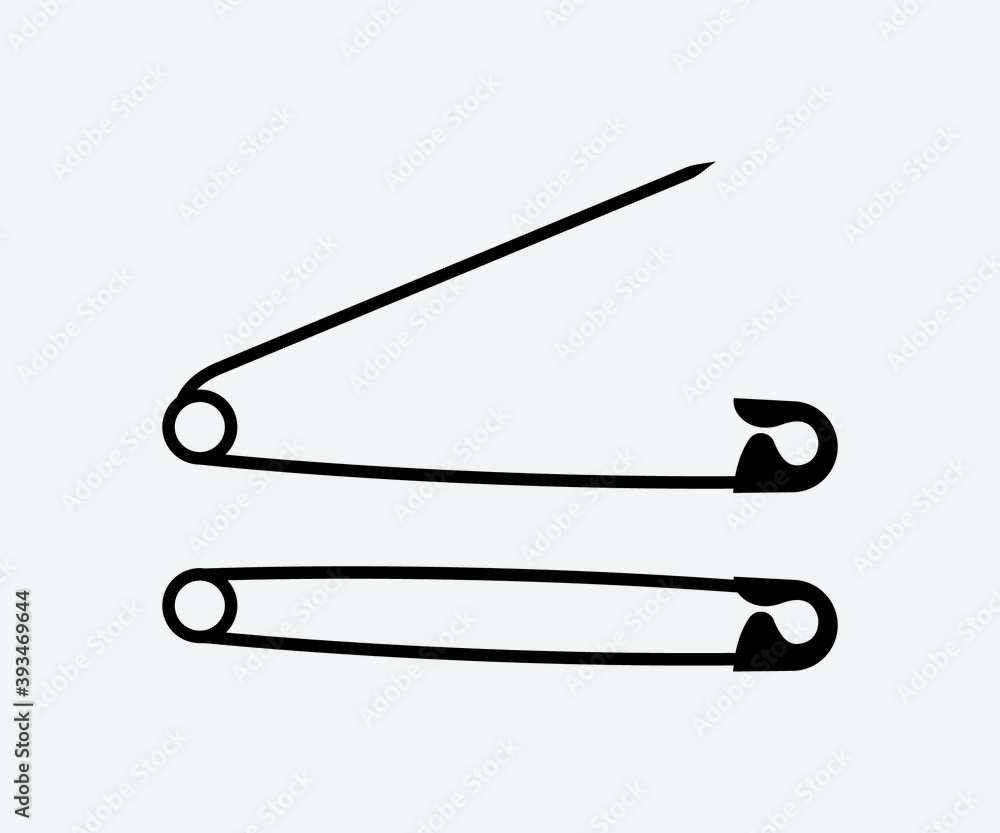 safety pin logo icon template. Tailor vector design. Vector illustration for tailor shop or sewing. Simple illustration logo vector icon symbol design. safety pin logo icon template. Tailor vector design. Vector illustration for tailor shop or sewing. Simple illustration logo vector icon symbol design.
