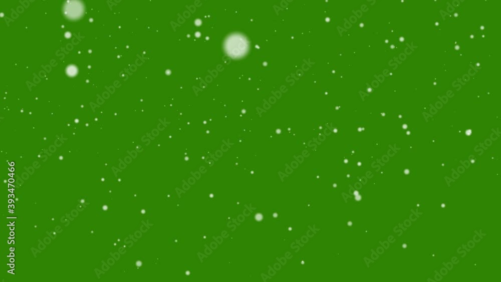 Snow falling on green screen background Snow falling on green screen background