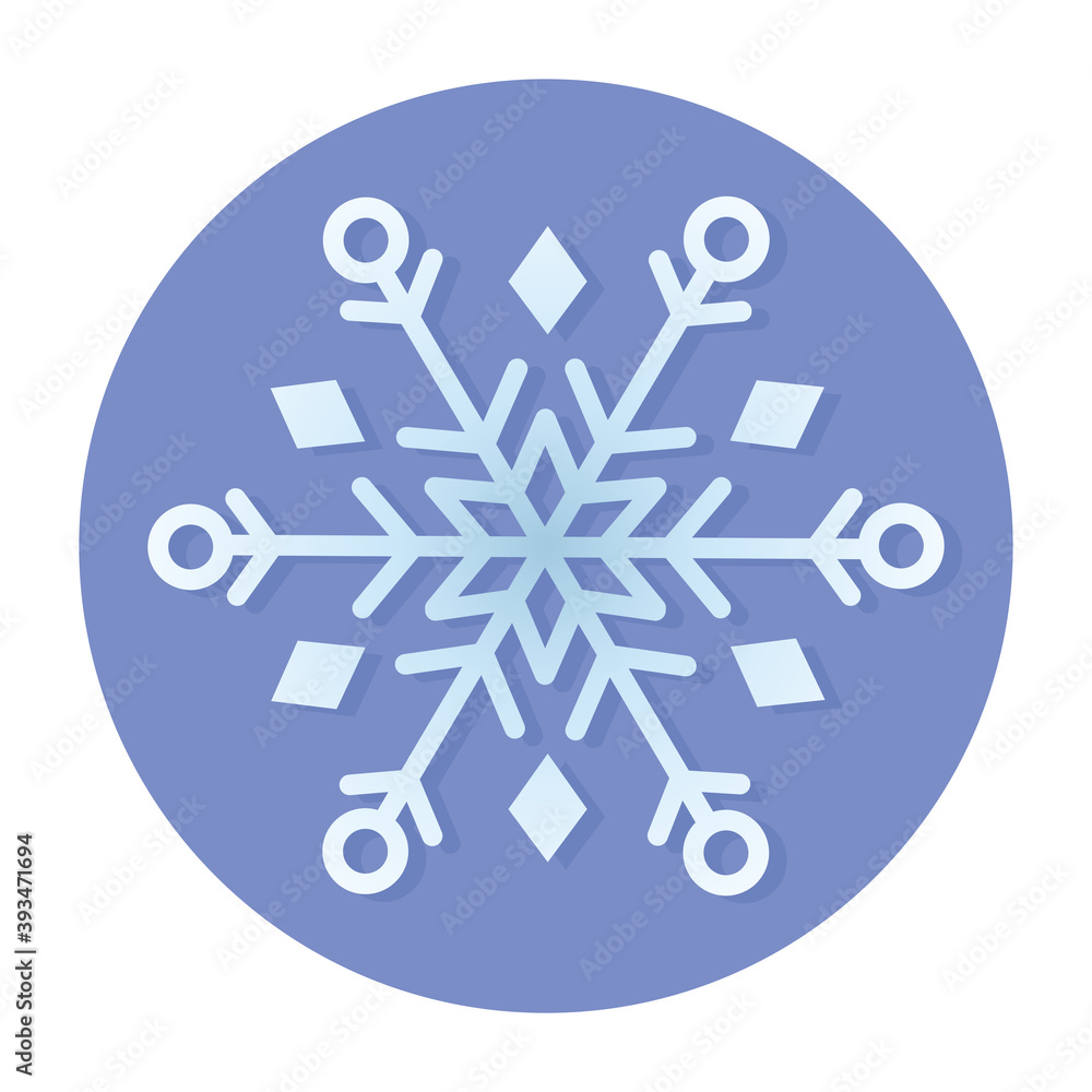 winter snowflake cold blue background circle icon winter snowflake cold blue background circle icon