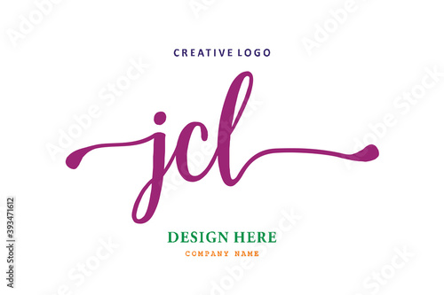 JCL lettering logo is simple, easy to understand and authoritative