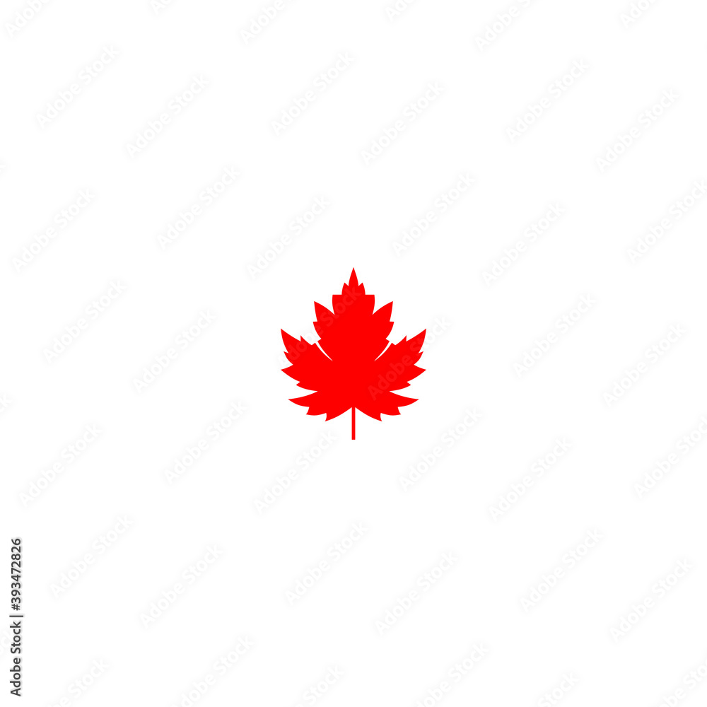 Maple Leaf Vector Icon, Maple Leaf Vector Illustration, Red Maple leaf. Maple Leaf Vector Icon, Maple Leaf Vector Illustration, Red Maple leaf.