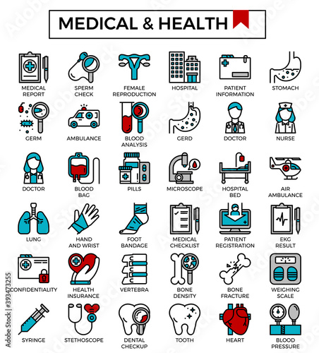 medical and health icon