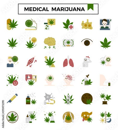 medical marijuana icon