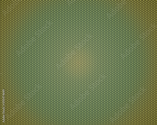 Textura de círculos iluminados amarillos y verde