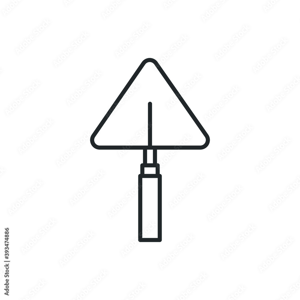 trowel construction tool icon vector illustration trowel construction tool icon vector illustration