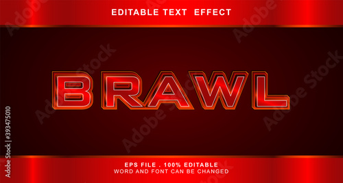 brawl text effect editable