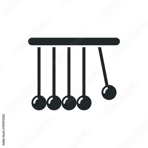 pendulum science icon vector illustration