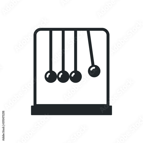 pendulum science icon vector illustration
