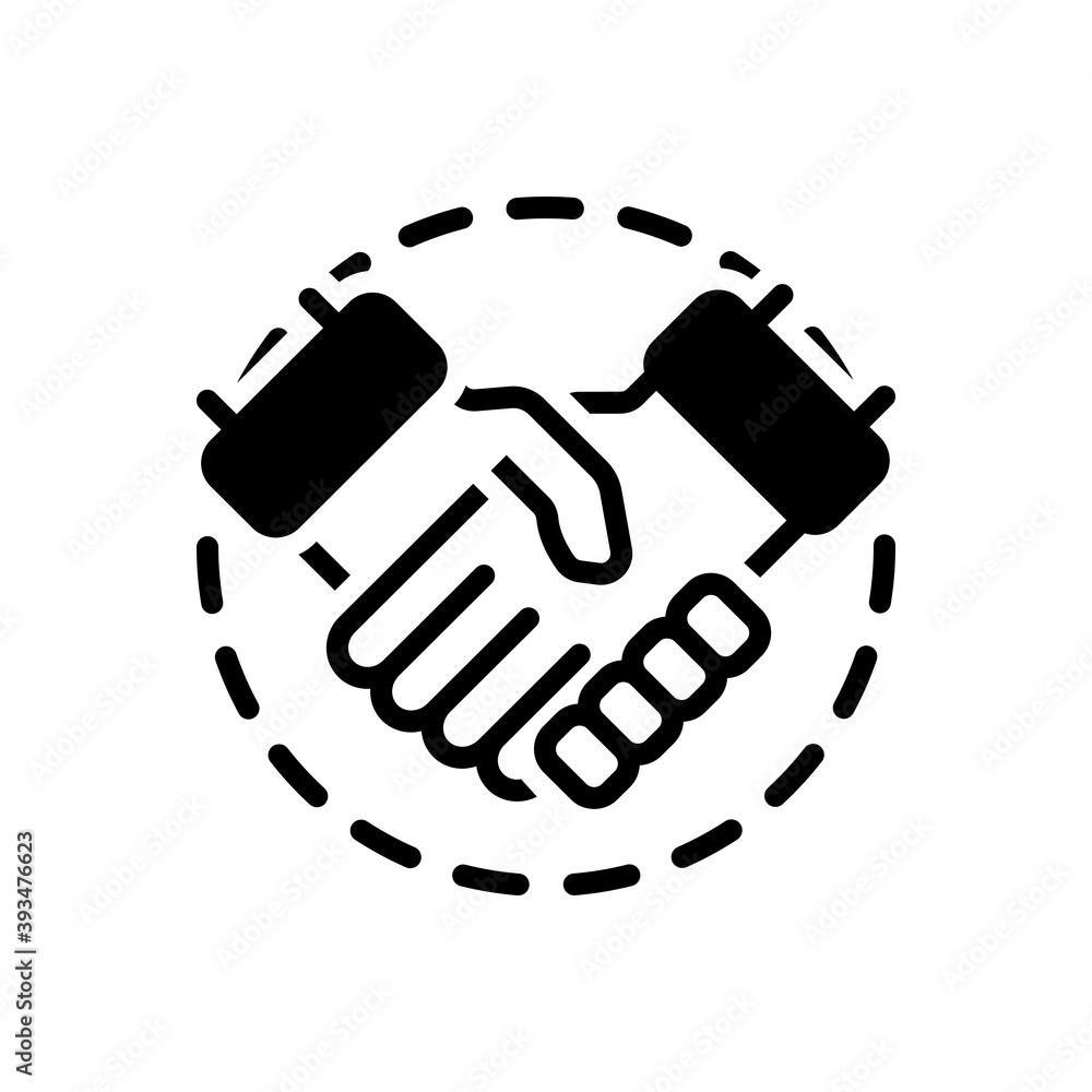 Black solid icon for involvement Black solid icon for involvement
