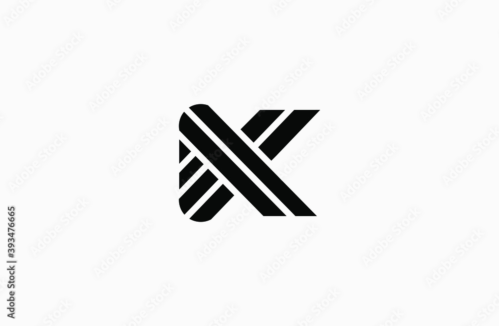 K initial letter minimalist cool elegant logo design K initial letter minimalist cool elegant logo design