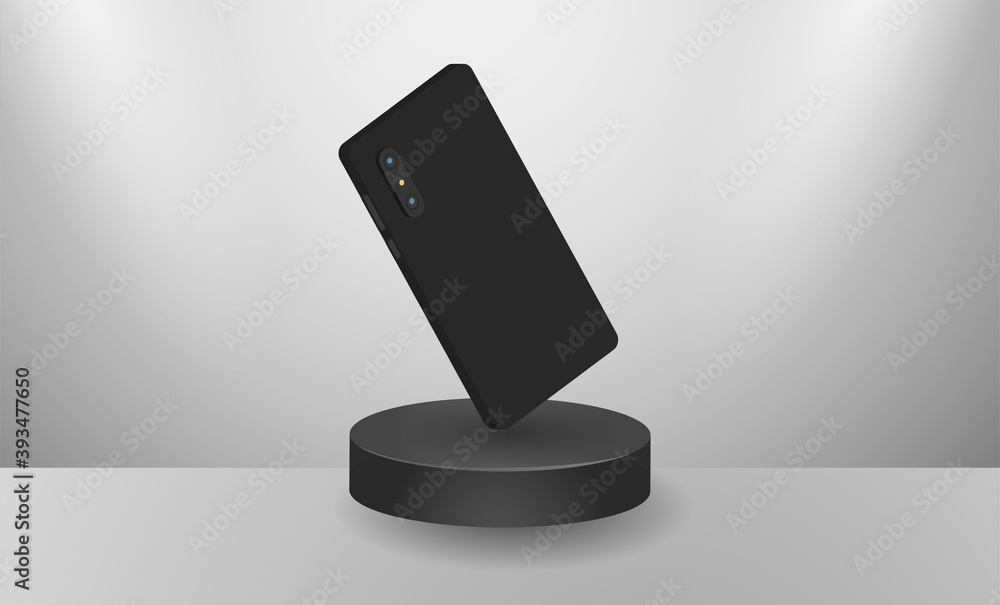 Realistic models smartphone with transparent screens Realistic models smartphone with transparent screens