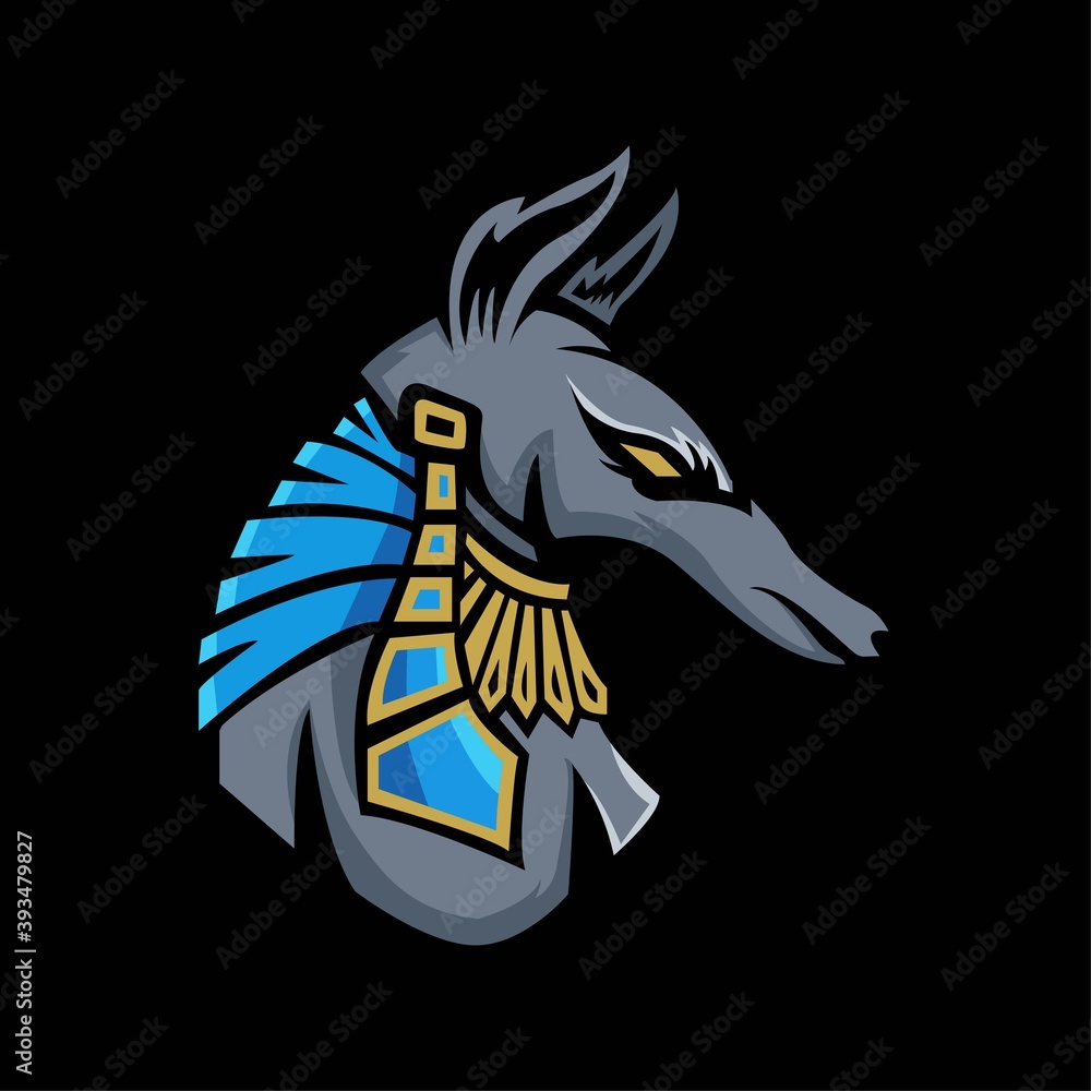 Anubis Esport gaming mascot logo template Vector. Modern Head Anubis Logo Vector, Illustration Simple
EPS 10
Anubis Esport gaming mascot logo template Vector. Modern Head Anubis Logo Vector, Illustration Simple
EPS 10