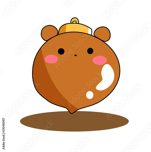cute bear Christmas ball