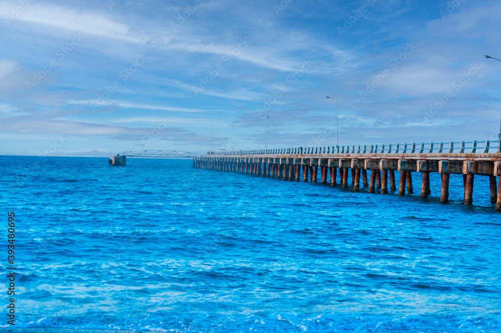 a jetty was connecting to tanker ship, Dili Timor Leste a jetty was connecting to tanker ship, Dili Timor Leste