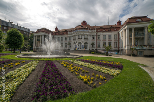 Canvas Print Spa building in Karlovy Vary, Czech Republic
