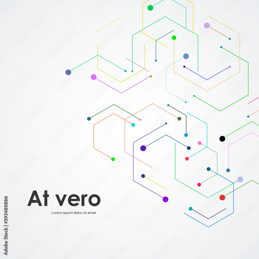 Abstract network design. Digital technology background. Creative vector banner illustration. Connection structure Abstract network design. Digital technology background. Creative vector banner illustration. Connection structure