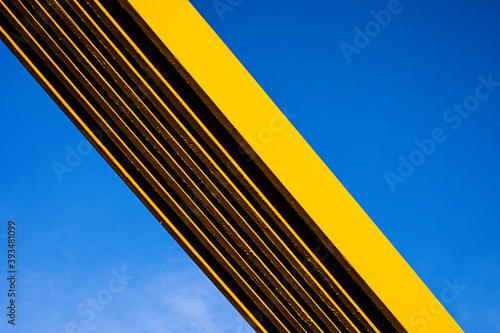 Pittsburgh Urban City Infastructure with pretty colors, bridges, city skyline and room for copy 
