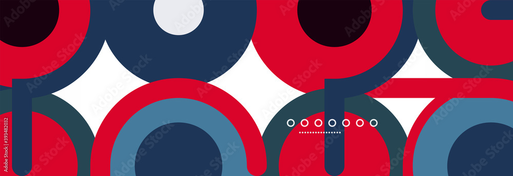 Obraz premium Circles and lines abstract background for covers, banners, flyers and posters and other templates