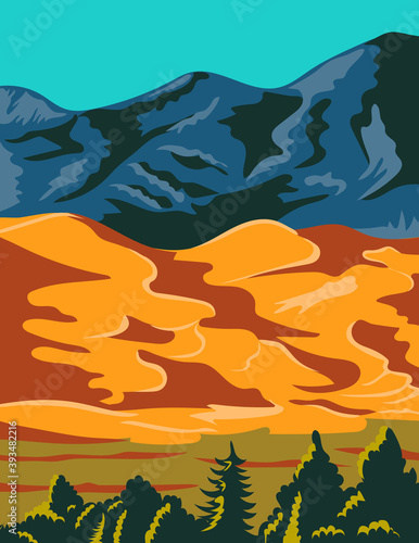 Great-Sand-Dunes-National-Park-POSTER-WPA