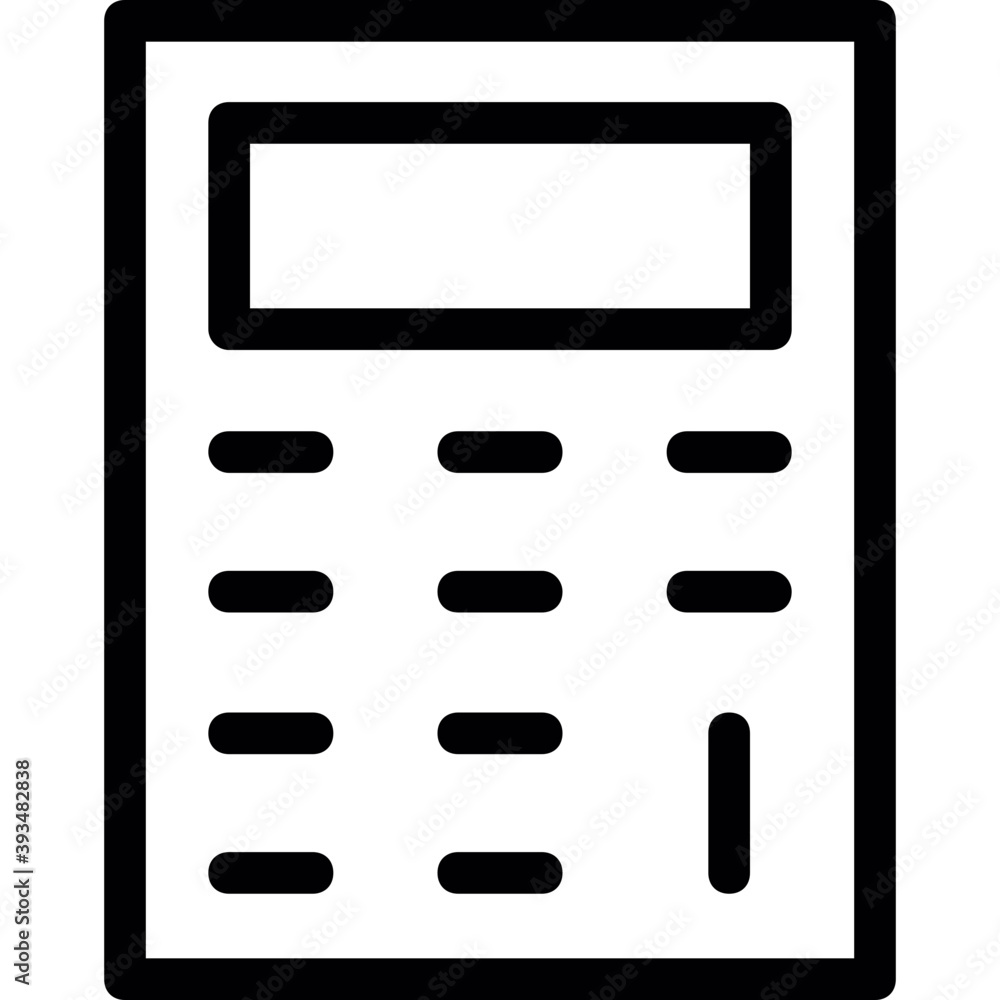 Calculator Flat Vector Icon
Calculator Flat Vector Icon