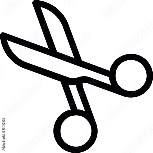 
Scissor Flat Vector Icon
